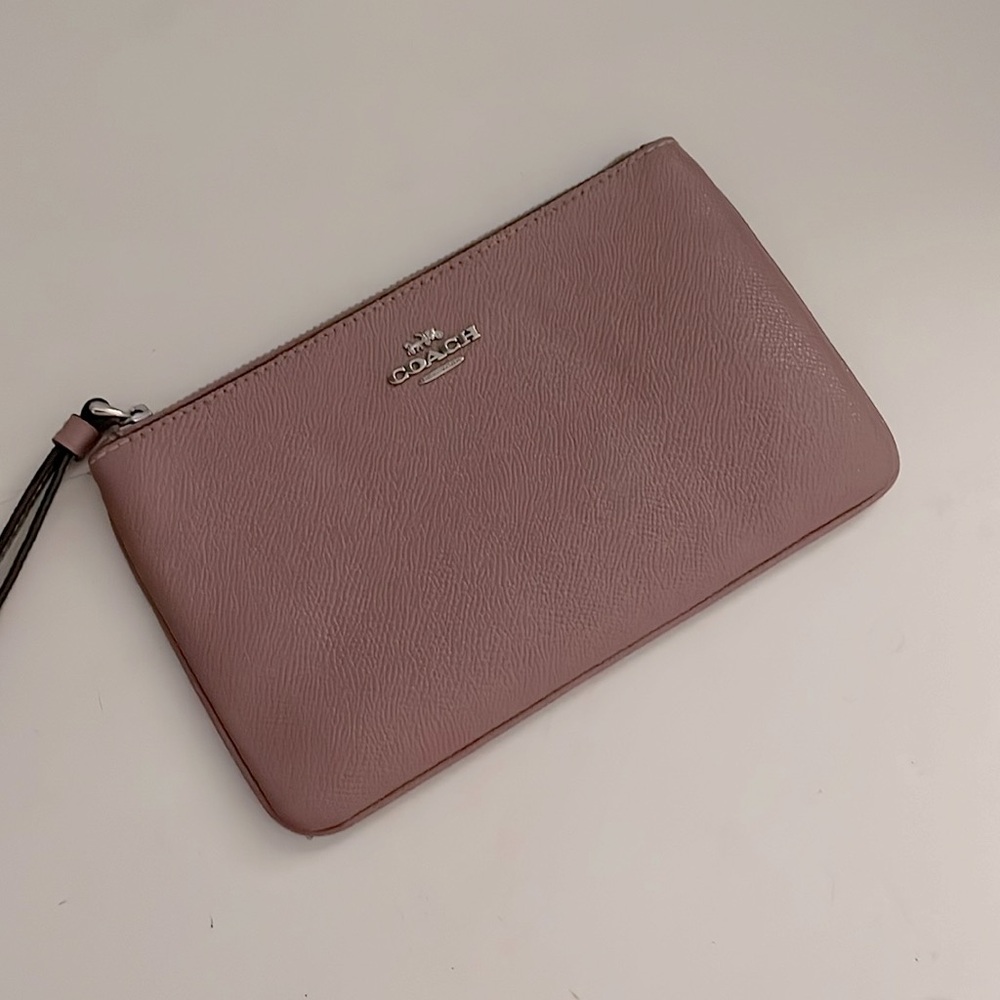 Coach Muave Pink Wristlet
